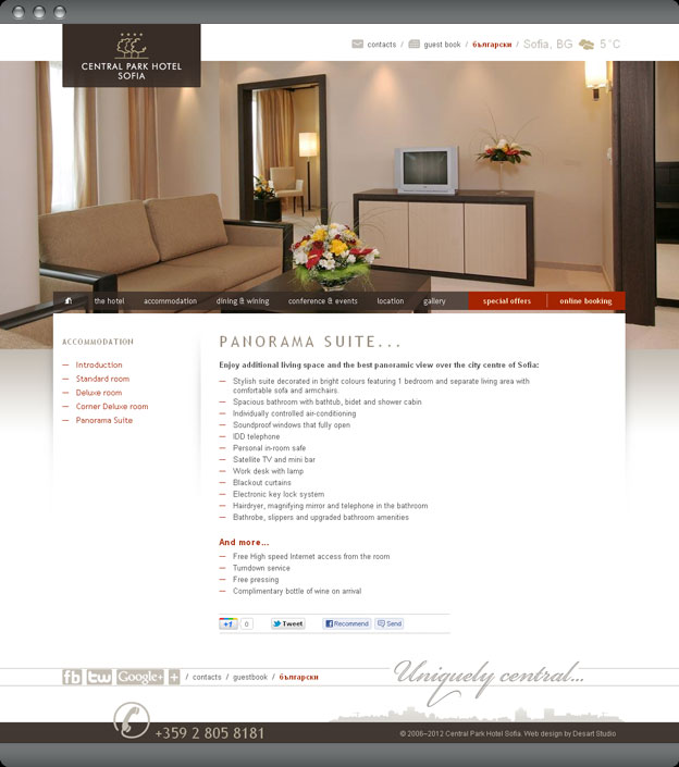 Central Park Hotel Sofia